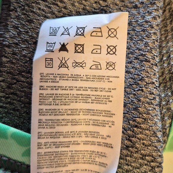 NWT Kappa 4Training Kombat Vibat Green and Grey Tank Top - Picture 9 of 9